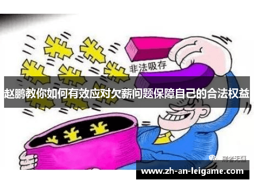 赵鹏教你如何有效应对欠薪问题保障自己的合法权益